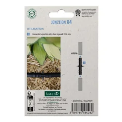 4 jonctions cannelées Ø 13/16 mm botanic® - Arrosage goutte à goutte