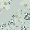 20 serviettes 3 plis Frosty floral - 33 x 33 cm