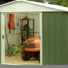 Abri de jardin métal, sans plancher, vert sapin - TRIGANO JARDIN Yardmaster - 6.24m²