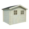 Abri de jardin naturel White Wood Rimini - 4.3 m² / 19 mm