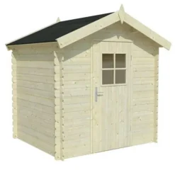 Abri de jardin naturel White Wood Pablo - 2.9 m² / 19 mm
