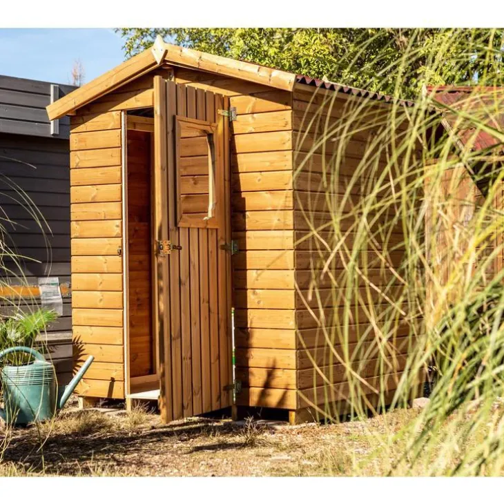Abri en bois massif THE 190 x 187 x 204 cm livré