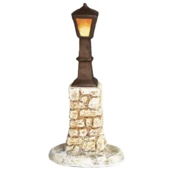 Accessoire de crèche de Noël réverbère n°3 Santons Escoffier - 6 x 6 x 13 cm