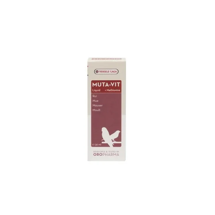 Aide à la mue des oiseaux exotiques format liquide Versele Laga Muta-Vit - 30 ml