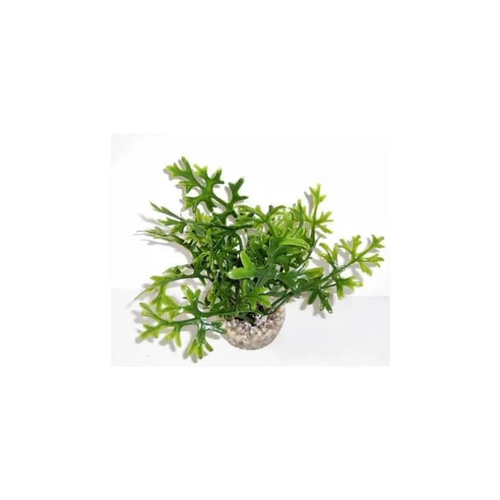 Algue verte en plastique petit modèle 13 cm