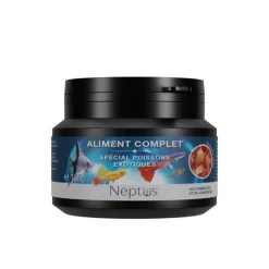 Aliment complet (flocons) pour poissons exotiques Neptus - 100 ml