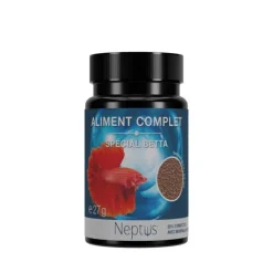 Aliment complet (granulés) pour betta Neptus - 75ml