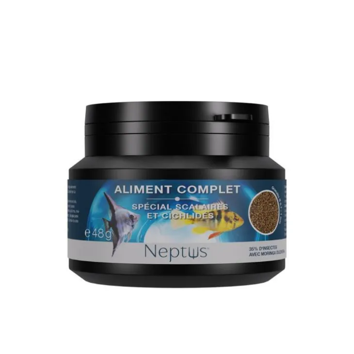 Aliment complet pour scalaires et cichlidés Neptus - 100 ml