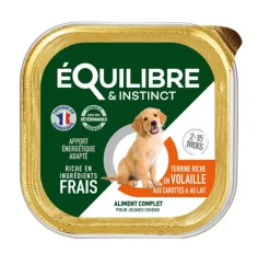 Aliment humide pour chiot en barquette de 150 g