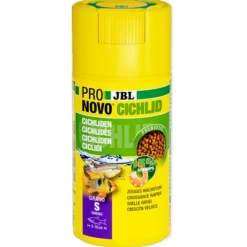 Aliment pour poissons ProNovo Cichlid Grano S, petites tailles - JBL - 52g / 100ml