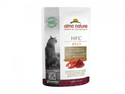 Alimentation humide pour chat filet de thon avec homard Jelly Almo Nature - 55 g
