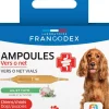 Ampoules confort intestinal pour chien et chiot ail et thym Francodex Vers O Net - x 18 de 1 ml