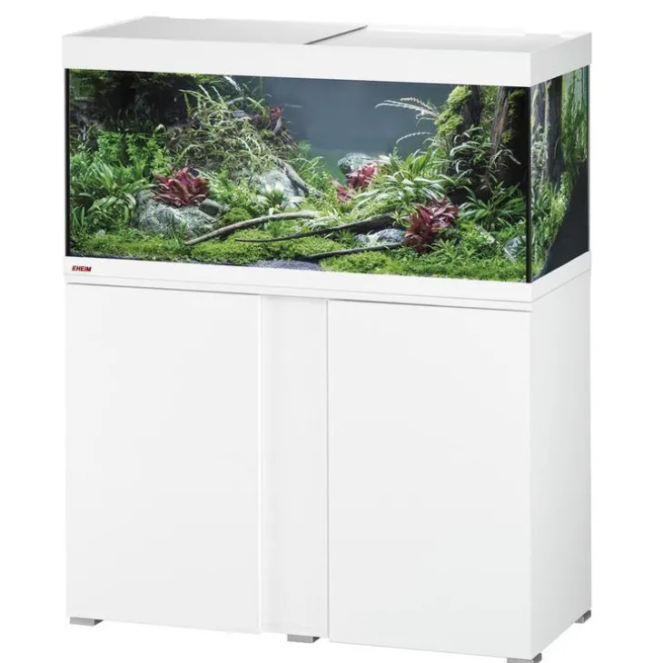 Aquarium avec meuble coloris blanc Eheim vivalineLED 180L