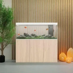 Aquarium CIANO Pro 150 - structure boisée chêne - modèle Emotions - 150L