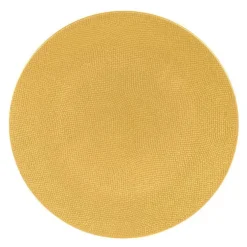 Assiette à dessert coloris jaune en grès Vésuvio - Ø 21 cm