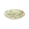 Assiette calotte en grès vert Léa - Ø 22 cm