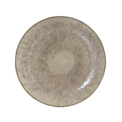 Assiette de présentation coloris beige en grès - Ø 32 cm