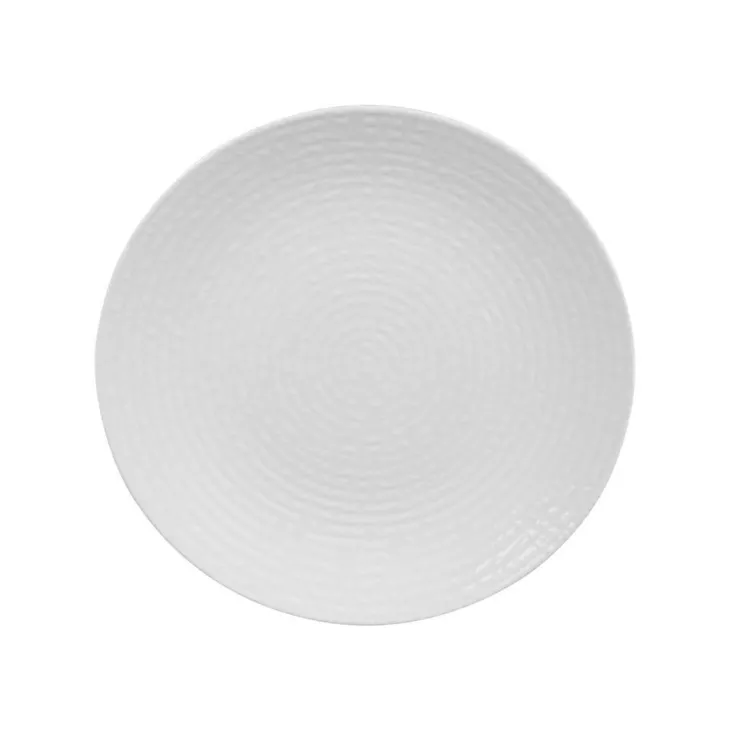 Assiette plate en grès blanche Ayra - Ø 27 cm