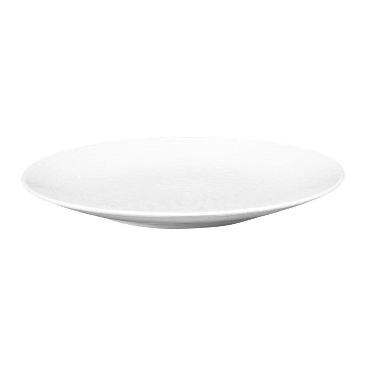 Assiette plate en grès blanche Ayra - Ø 27 cm