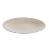 Assiette plate Vesuvio blanche en grès Ø 27 cm