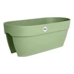 Balconnière en polypropylène vert pistache Elho Vibia Campana Flower Bridge - 59 x 26 x 22 cm