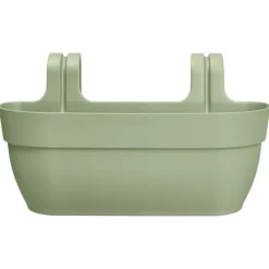 Balconnière plastique vert pistache Elho Vibia Campana easy hanger large - 24,1 cm