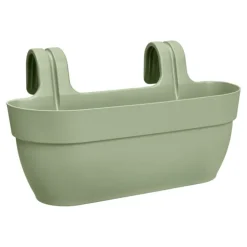 Balconnière plastique vert pistache Elho Vibia Campana easy hanger large - 24,1 cm
