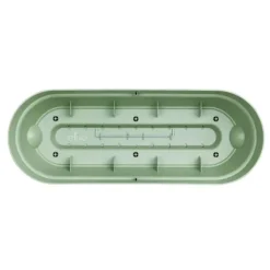 Balconnière plastique vert pistache Elho Vibia Campana easy hanger large - 24,1 cm