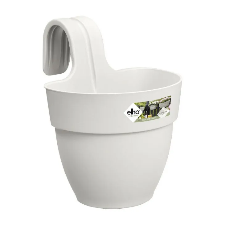 Balconnière Vibia Campana easy hanger small blanc Elho - 20,5 x 24,1 cm