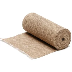 Bande de jute pour l'hiver coloris marron - 0,20 x 10 m