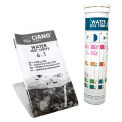Bandes de test d'eau 6-en-1, CIANO - kit d'analyse rapide et précis