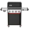 Barbecue au gaz Spirit EP-435 coloris noir en acier émaillé Weber - 118 x 65 x 13 cm