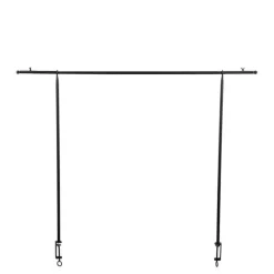 Barre de suspension en métal noir pour décoration de table 250x110 cm