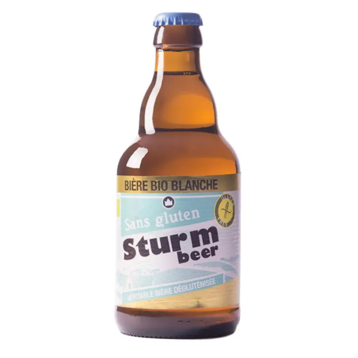 Bière blanche sans gluten bio Sturmbio - Bouteille 33 cl
