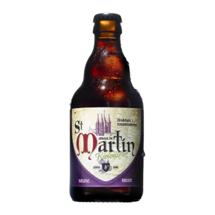 Bière d'abbaye brune bio St Martin - 33 cl