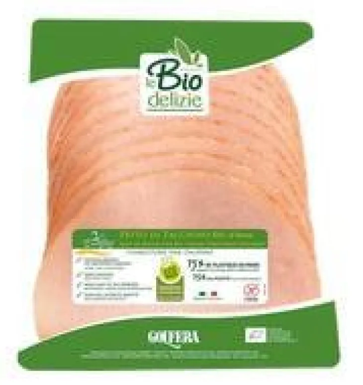 Blanc de dinde sans sel nitrité bio en barquette Golfera - 80 g