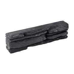 Bloc muret en béton ciré ton ardoise Hairie Grandon Saint Lary - 44 x 8 x 11,5 cm
