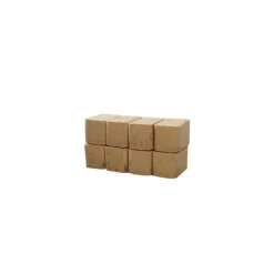 Bois de chauffage compressé - lot de 8 bûches pavés Cubix
