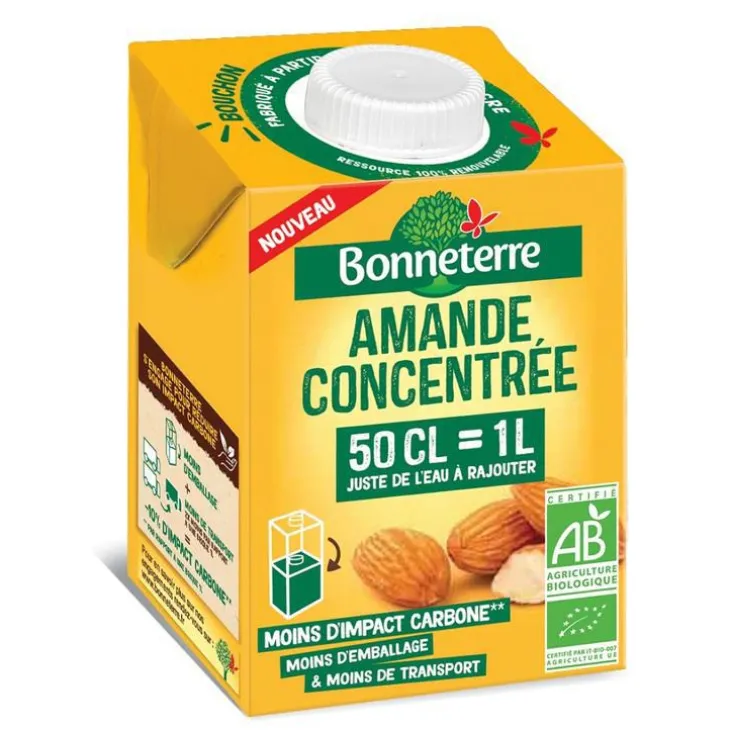 Boisson amande concentré Bonneterre - 50 cl