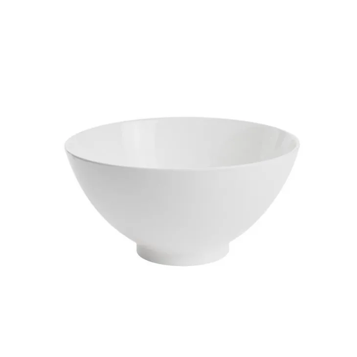 Bol à salade Selena en porcelaine blanche Ø 20,5 cm