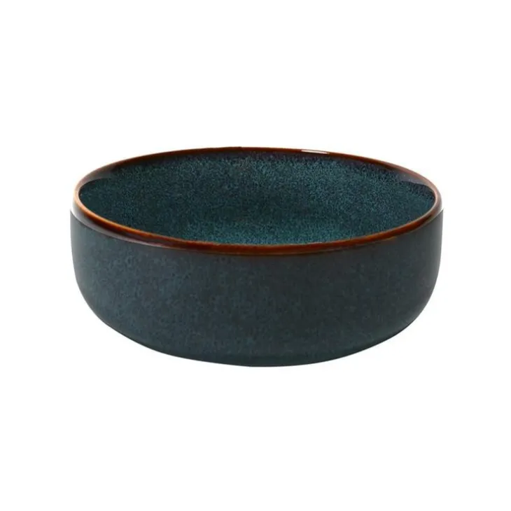 Bol coloris bleu en grès réactif Volga - Ø 15 cm