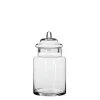 Bonbonnière Zita en verre transparent H 22 x Ø 13 cm