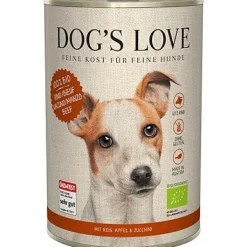 Boîte bio au bœuf pour chien, 400 g