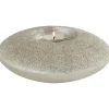 Bougeoir bohème résine Ø22xH7 cm