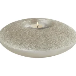 Bougeoir bohème résine Ø22xH7 cm