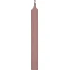Bougie droite teintée dans la masse rose L’Atelier de Denis - Ø 2,1 x H 20 cm