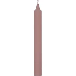 Bougie droite teintée dans la masse rose L’Atelier de Denis - Ø 2,1 x H 20 cm