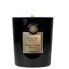 Bougie parfumée en pot noire Collines de Provence Fleurs & Écorces rose noire - 360 g