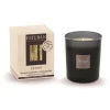 Bougie parfumée rechargeable Initiale Cèdre Esteban - 180 g