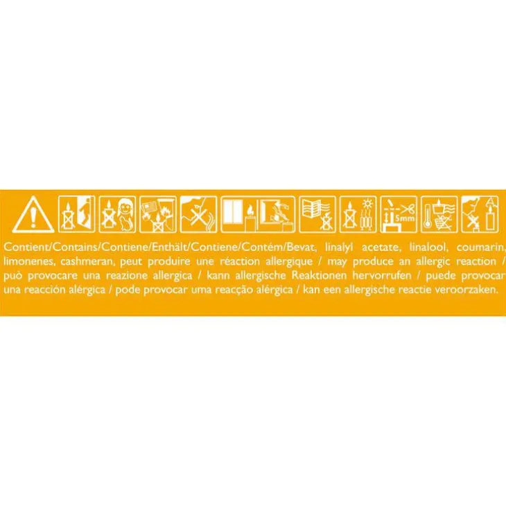 Bougie parfumée rechargeable Initiale Ambre Esteban - 180 g